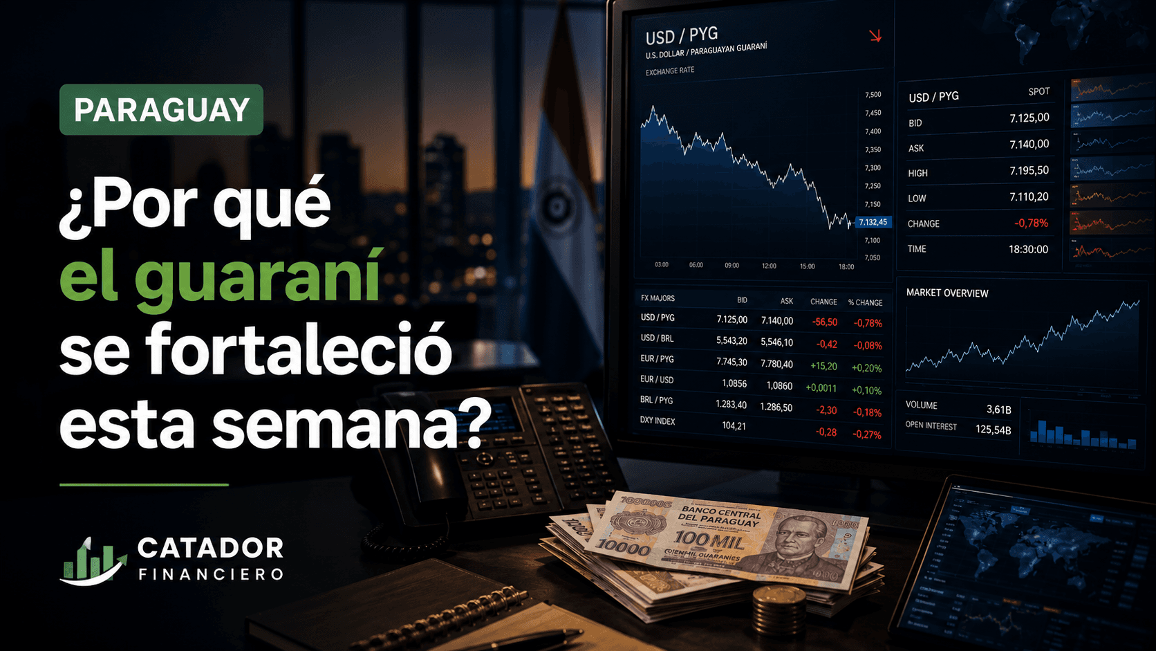 ¿Por qué el guaraní se fortaleció esta semana?
