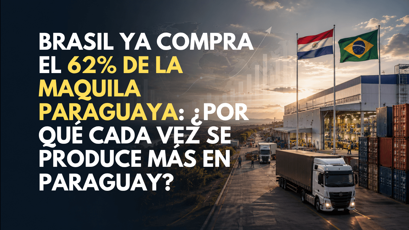 Brasil ya compra el 62% de la maquila paraguaya: ¿por qué cada vez se produce más en Paraguay?