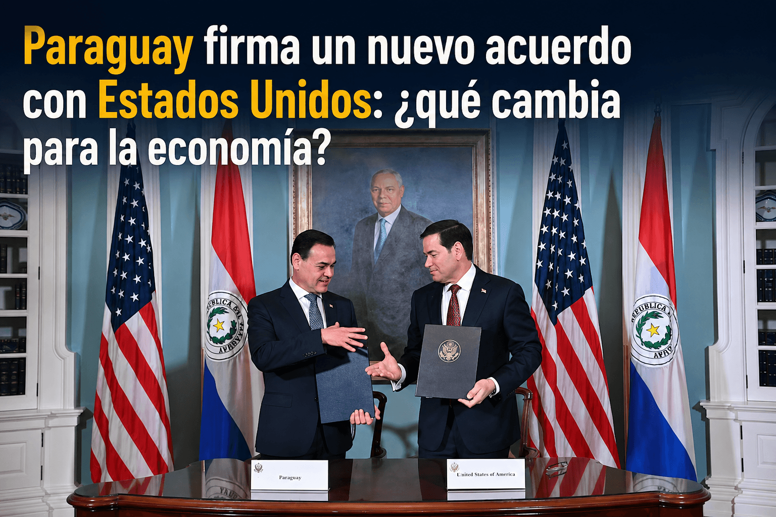 Paraguay firma un nuevo acuerdo con Estados Unidos: ¿qué cambia para la economía?